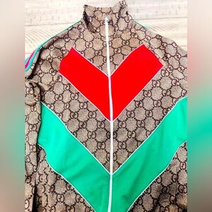 Gucci Monogram Track Jacket / Fits like a men’s US XL